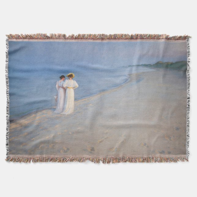 Kroyer - Sommer-Abend am Skagen Beach Decke (Vorderseite)