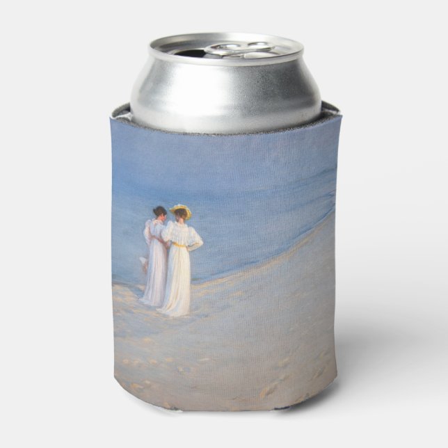 Kroyer - Sommer-Abend am Skagen Beach Dosenkühler (Kanne Vorderseite)