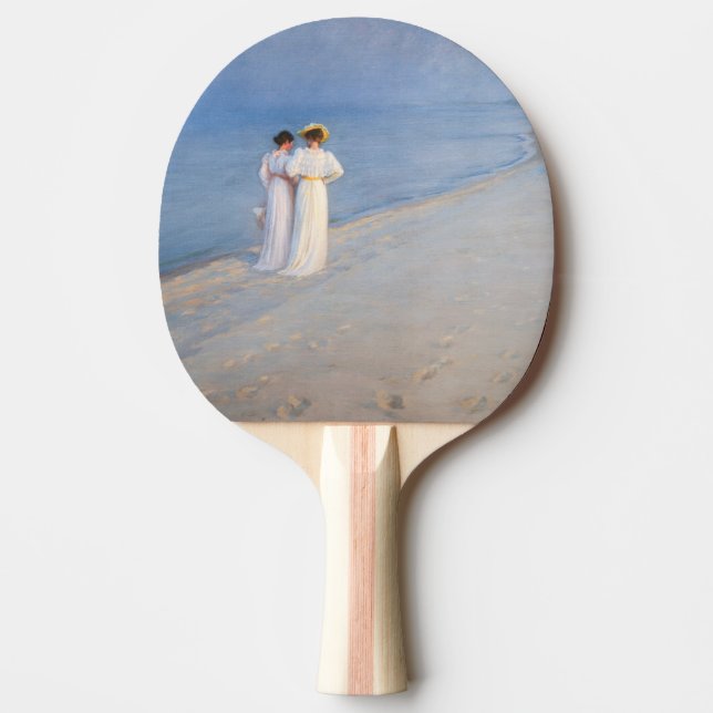 Kroyer - Sommer-Abend am Skagen Beach Tischtennis Schläger (Vorderseite)