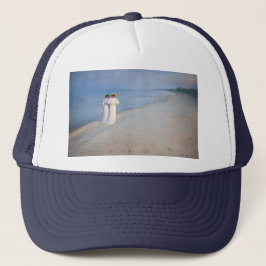 Kroyer - Sommer-Abend am Skagen Beach Truckerkappe