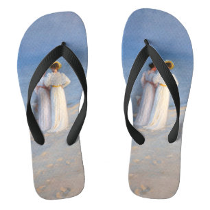 Kroyer - Sommerabend am Strand von Skagen Flip Flops