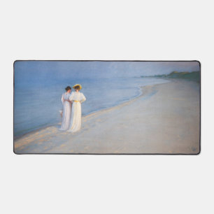 Kroyer - Sommerabend am Strand von Skagen Schreibtischunterlage