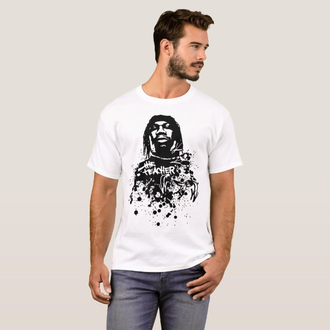 Krs eins der Lehrer-Rapper-Weißlehrer T-Shirt (Vorne ganz)