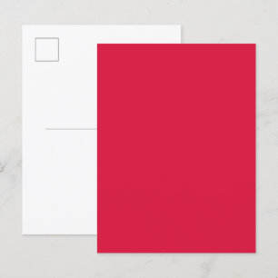 Krubinrote benutzerdefinierte Einladungs-Postkarte Einladungspostkarte