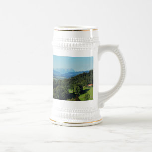 Krug Alpenpanorama mit Säntis Bierglas