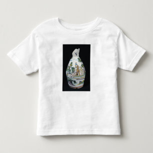 Krug, der den Bau von a darstellt Kleinkind T-shirt