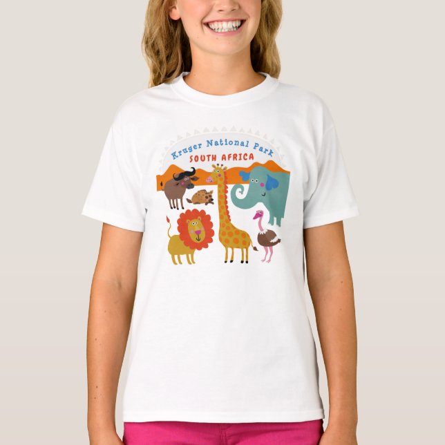Krüger Nationalpark Kids T - Shirt (Vorderseite)