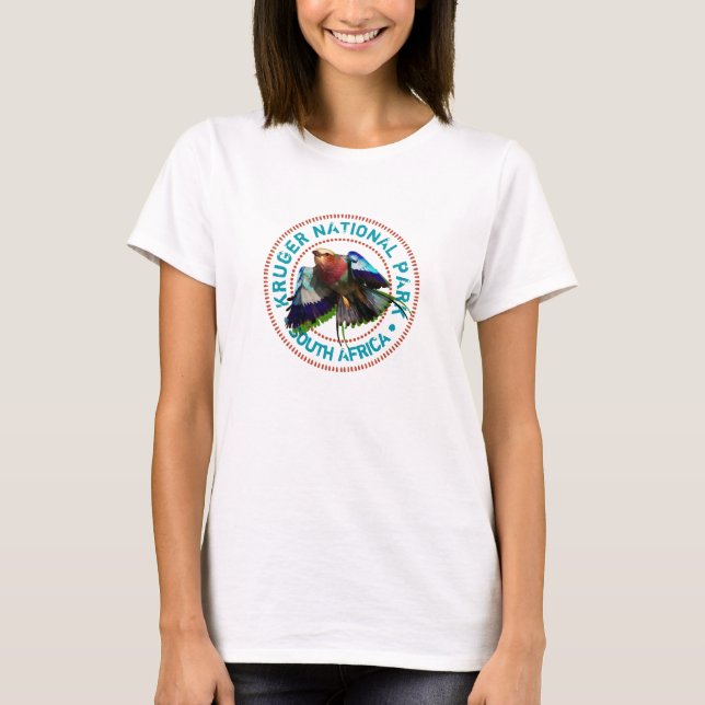Kruger Nationalpark Lilac Brustwalze T-Shirt (Vorderseite)