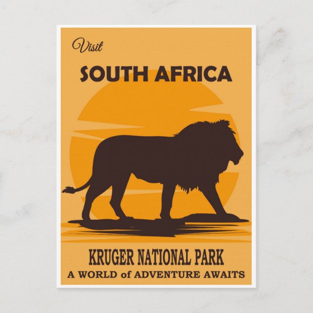 Kruger Nationalpark Postcard Postkarte (Vorderseite)