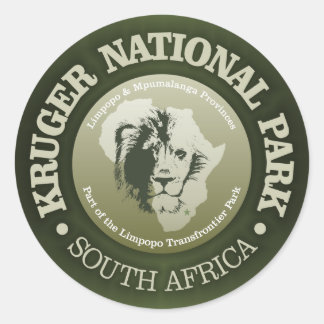 Kruger Nationalpark Runder Aufkleber