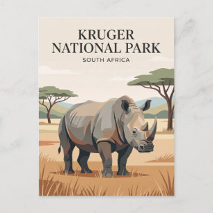 Kruger-Nationalpark Südafrika Postkarte