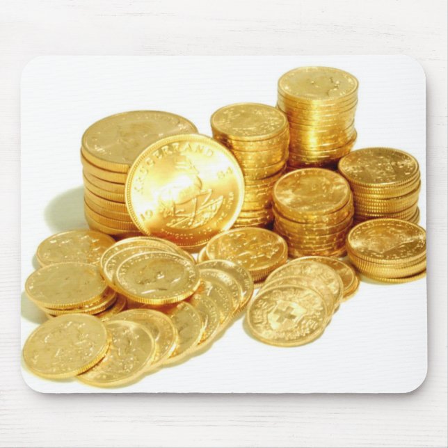 Krugerrand Münzen Mousepad (Vorne)