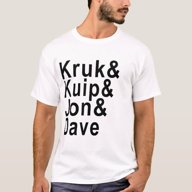 kruk kuip jon dave.png T-Shirt (Vorderseite)