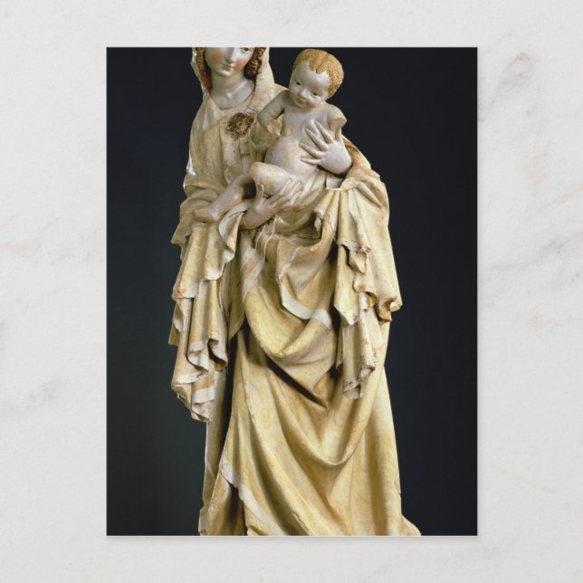 Krumauer Madonna, um 1400 Postkarte (Vorderseite)