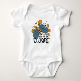 Krümelmonster Just Here for the Cookies Baby Strampler