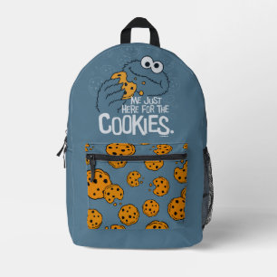 Krümelmonster Just Here for the Cookies Bedruckter Rucksack