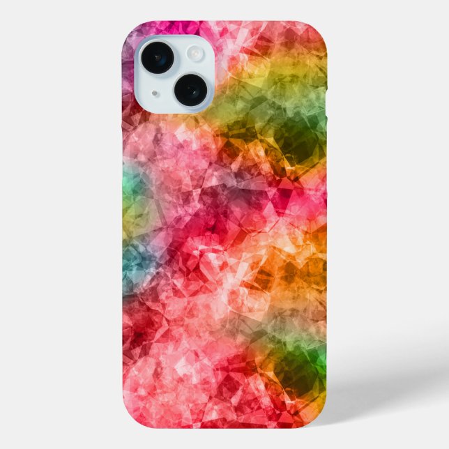 Krummlinge tropische Textur iPhone 15 Mini Hülle (Rückseite)