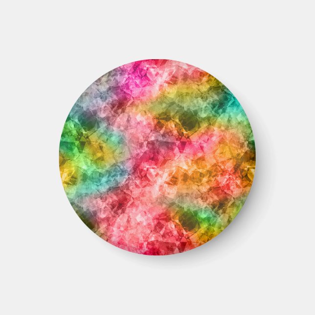 Krummlinge tropische Textur Magnet (Vorne)