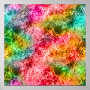 Krummlinge tropische Textur Poster