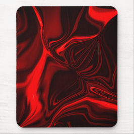 Krümmungen oder Wellen rot, über dunklem Fond Mousepad