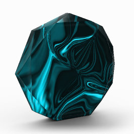 Krümmungen und Wellen Himmel blau oder cyan, dunke Fotoblock