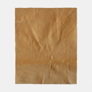 Krumpelter, grungeliger Papierhintergrund. Reihe - Fleecedecke
