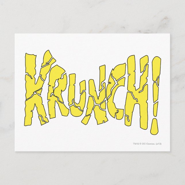 KRUNCH! POSTKARTE (Vorderseite)