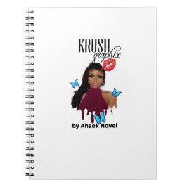 Krush Graphix by Ahsek Novel Notebook 1 Notizblock