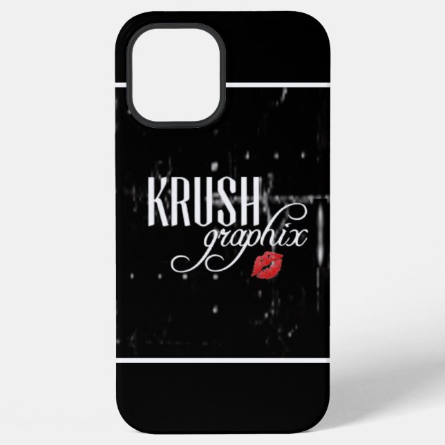 Krush Graphix iPhone 12 Pro Max Fall 1 Hülle (Rückseite)