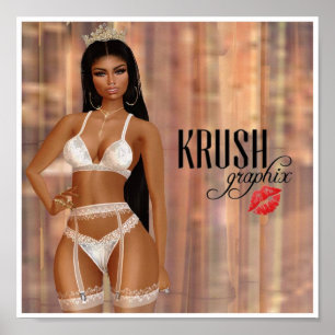 Krush Graphix par Ahsek Poster du roman 14