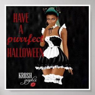 Krush Graphix von Ahsek Novel Halloween Poster 3