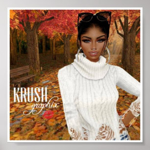 Krush Graphix von Ahsek Novel Hello Fall Poster 3