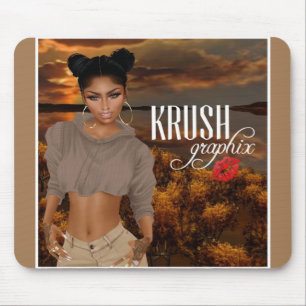 Krush Graphix von Ahsek Novel Mouse Pad 5 Mousepad