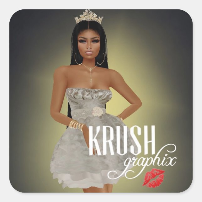 Krush Graphix von Ahsek Novel Stickers 10 (Vorderseite)