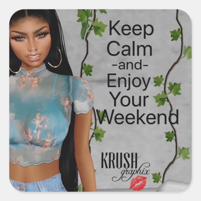 Krush Graphix von Ahsek Novel Stickers 25 (Vorderseite)
