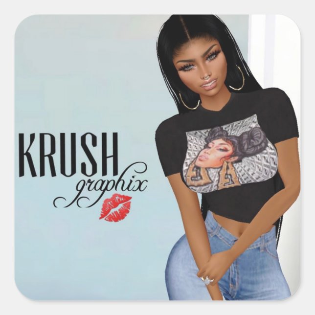 Krush Graphix von Ahsek Novel Stickers 32 (Vorderseite)