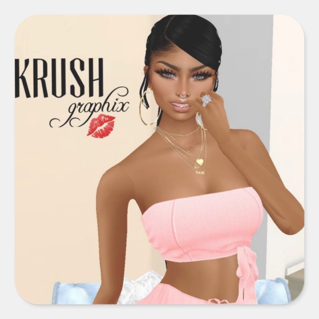 Krush Graphix von Ahsek Novel Stickers 33 (Vorderseite)