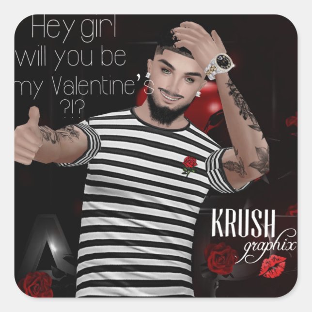 Krush Graphix von Ahsek Novel Stickers 59 (Vorderseite)