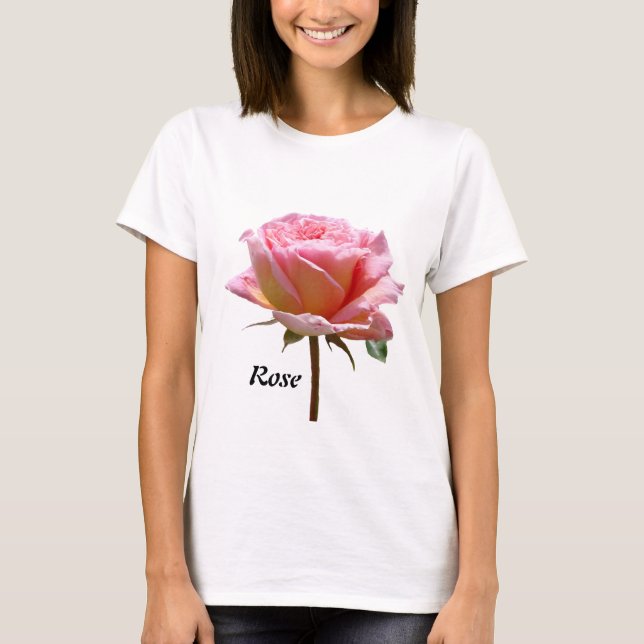 Kruste. Text & Foto Rosa Vorlage T - Shirt (Vorderseite)
