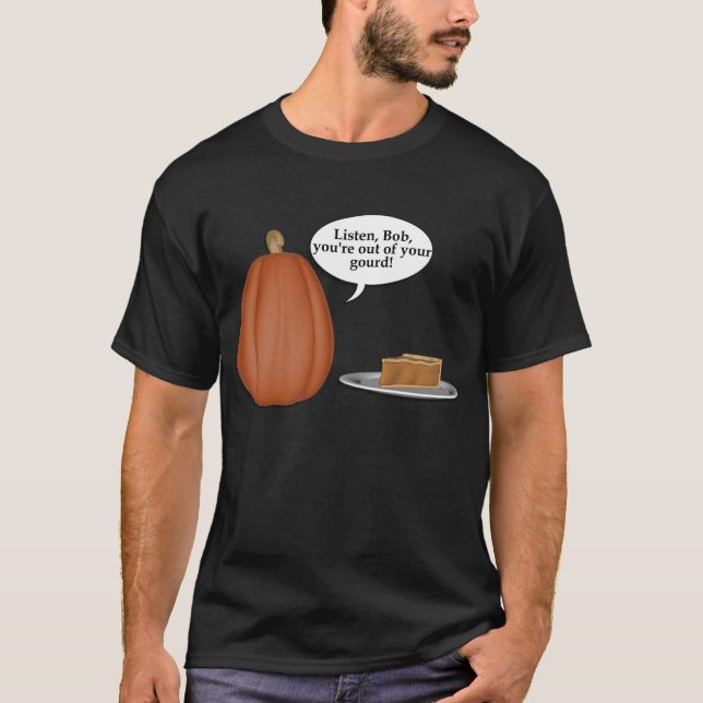KRW aus Ihrem Kürbis-lustigen T - Shirt heraus (Vorderseite)