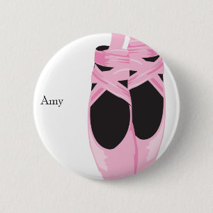 KRW-Ballerina beschuht kundenspezifische Button
