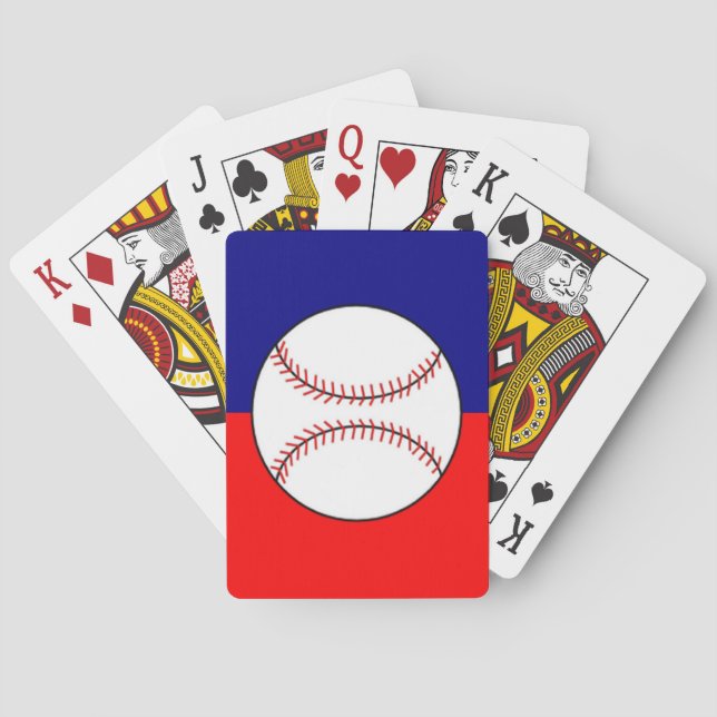 KRW Baseball-Logo-Kartenspiel Spielkarten (Rückseite)