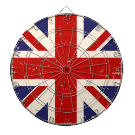 KRW beunruhigter britischer FlaggeDartboard Dartscheibe