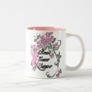 KRW-Brustkrebs-Überlebender Zweifarbige Tasse