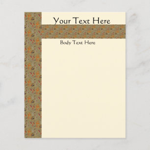 KRW Bunte Herbstblätter Kleines Flyer Template