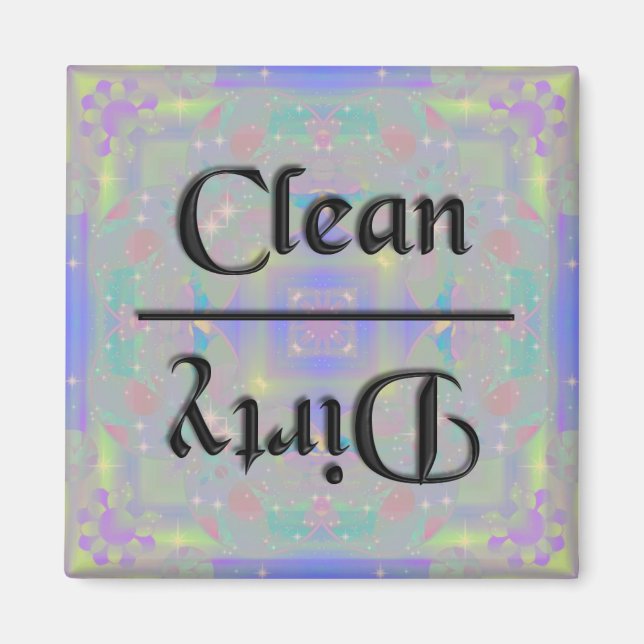 KRW Clean and Dirty Kitchen Magnet (Vorne)
