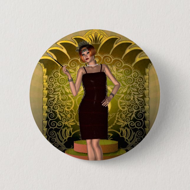 KRW, das auf die Ritz Deko-Prallplatte II setzt Button (Vorderseite)