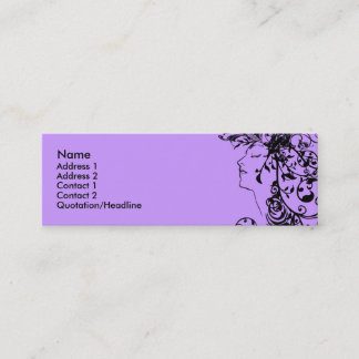 KRW, das Schönheits-Visitenkarte blüht Mini Visitenkarte