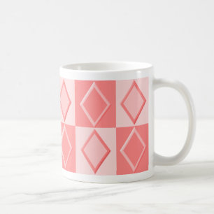 KRW-Diamant-Rüttler-Tasse - Koralle Kaffeetasse