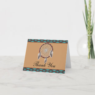KRW Dreamcatcher Carte de remerciements amérindien
